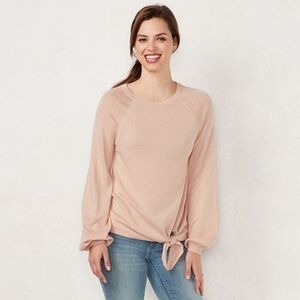 Lauren Conrad Tie Pullover Sweater. Size S.